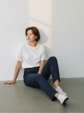 Joe Fresh Stylish Pant for work 10 dark blue